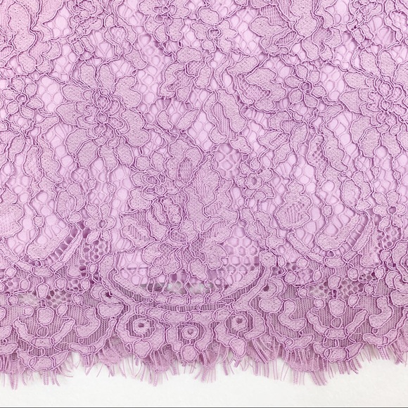 J Crew short sleeve lace blouse top lilac purple - Picture 8 of 8